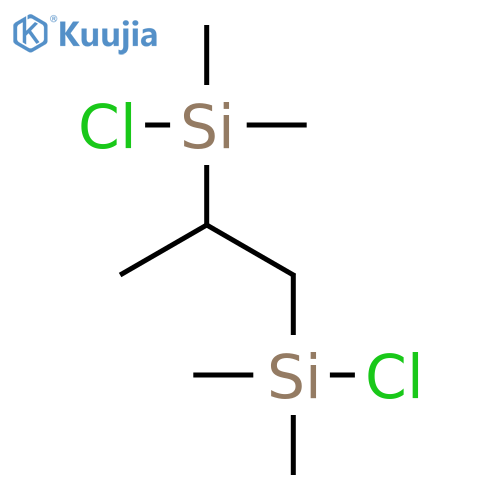 Silane, (1-methyl-1,2-ethanediyl)bis[chlorodimethyl- structure