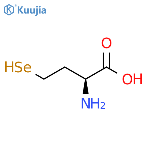 Butanoic acid, 2-amino-4-selenyl-, (2S)- structure