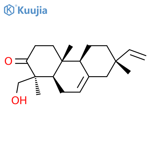 (1S,4Ar,4bS,7S,10aR)-7-ethenyl-1-(hydroxymethyl)-1,4a,7-trimethyl-3,4,4b,5,6,8,10,10a-octahydrophenanthren-2-one structure