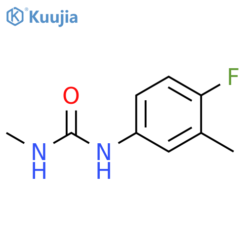 1-(4-fluoro-3-methylphenyl)-3-methylurea structure