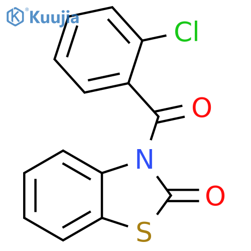 3-(2-chlorobenzoyl)-2,3-dihydro-1,3-benzothiazol-2-one structure
