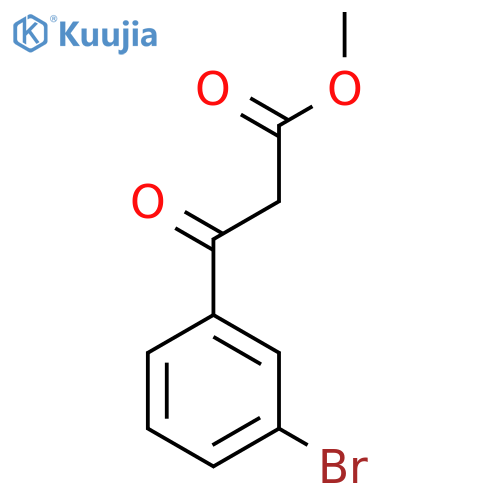 methyl 3-(3-bromophenyl)-3-oxo-propanoate structure