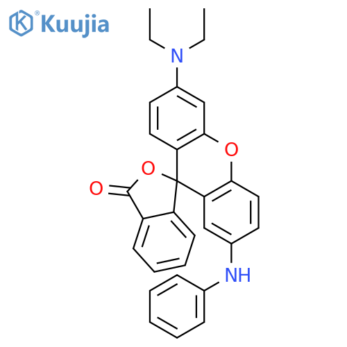 6'-(Diethylamino)-2'-(phenylamino)spiro[isobenzofuran-1(3H),9'-[9H]xanthene]-3-one structure