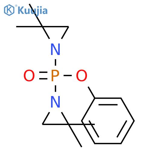 Phosphinic acid,bis(2,2-dimethyl-1-aziridinyl)-, phenyl ester (8CI,9CI) structure