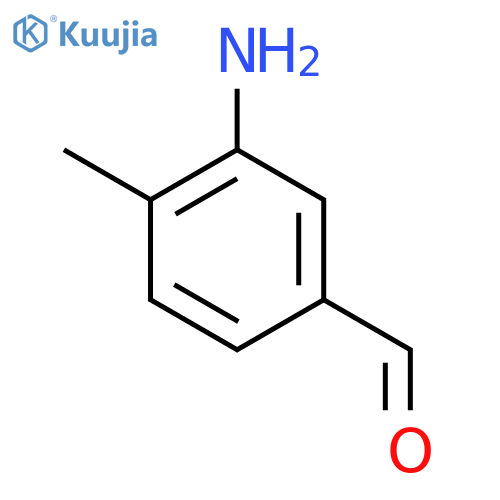 3-amino-4-methylbenzaldehyde structure
