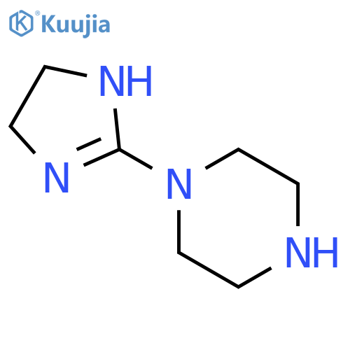 Piperazine,1-(4,5-dihydro-1H-imidazol-2-yl)- structure