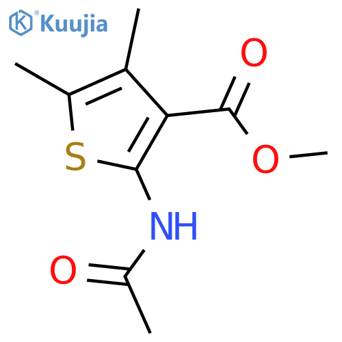 methyl 2-acetamido-4,5-dimethylthiophene-3-carboxylate structure