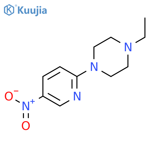 1-ethyl-4-(5-nitro-2-pyridinyl)-Piperazine structure