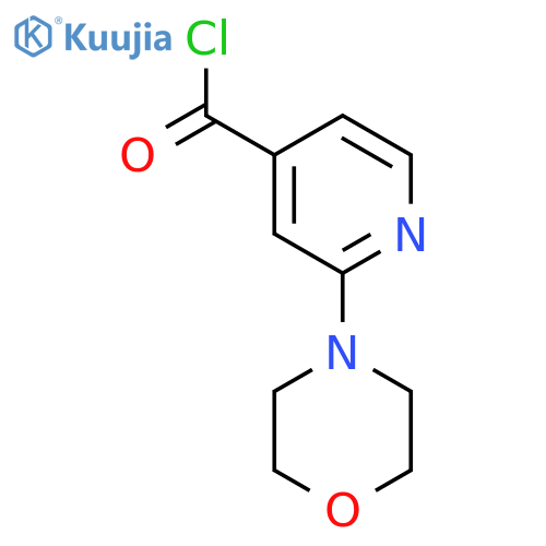 2-Morpholinopyridine-4-carbonyl chloride structure