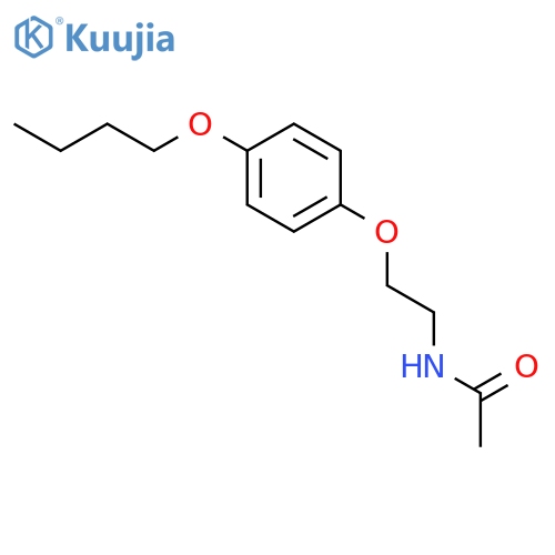 N-2-(4-Butoxyphenoxy)ethylacetamide structure