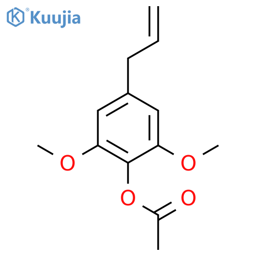 4-Allyl-2,6-dimethoxyphenyl acetate structure