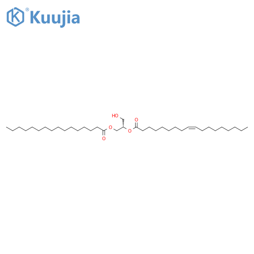1-Palmitoyl-2-oleoyl-sn-glycerol structure