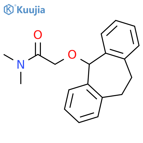 Acetamide,2-[(10,11-dihydro-5H-dibenzo[a,d]cyclohepten-5-yl)oxy]-N,N-dimethyl- structure