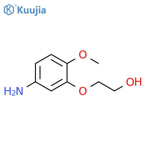 2-(5-amino-2-methoxyphenoxy)ethan-1-ol structure