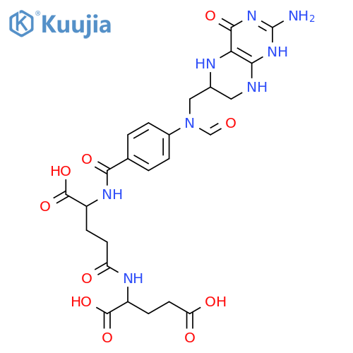L-Glutamic acid,N-[4-[[(2-amino-1,4,5,6,7,8-hexahydro-4-oxo-6-pteridinyl)methyl]formylamino]benzoyl]-L-g-glutamyl- (9CI) structure