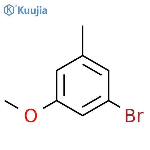 1-Bromo-3-methoxy-5-methylbenzene structure