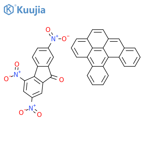 Dibenzo[def,p]chrysene; 2,4,7-Trinitrofluorenone complex structure
