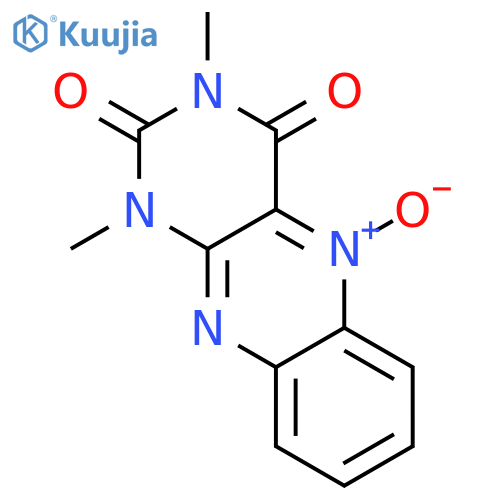 Benzo[g]pteridine-2,4(1H,3H)-dione,1,3-dimethyl-, 5-oxide structure