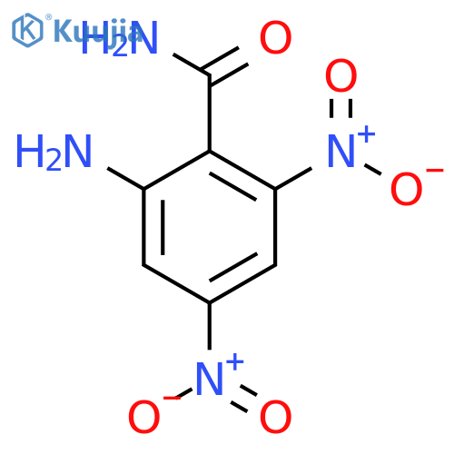 2-Amino-4,6-dinitrobenzamide structure