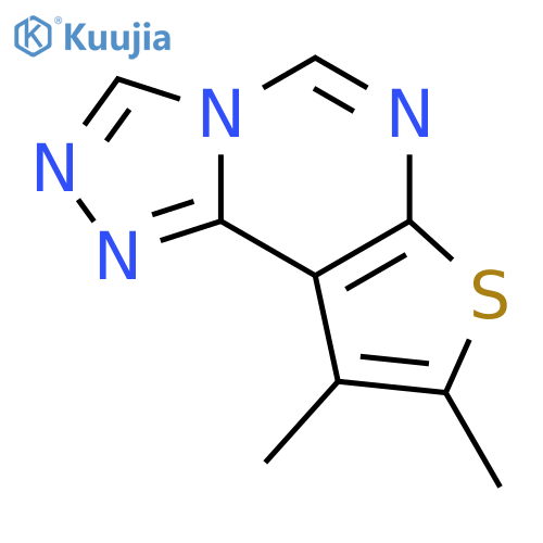 11,12-dimethyl-10-thia-3,4,6,8-tetraazatricyclo7.3.0.0^{2,6}dodeca-1(9),2,4,7,11-pentaene structure