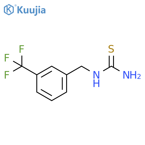 {3-(trifluoromethyl)phenylmethyl}thiourea structure