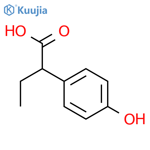 2-(4-hydroxyphenyl)butanoic acid structure