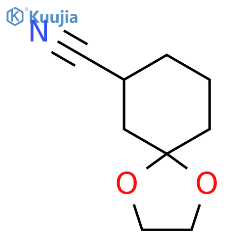 1,4-Dioxaspiro[4.5]decane-7-carbonitrile structure