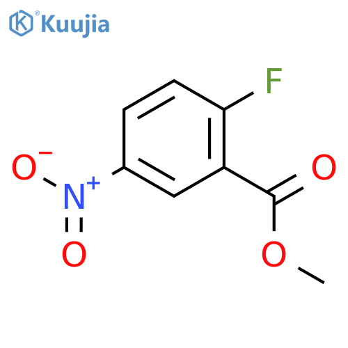 Methyl 2-fluoro-5-nitrobenzoate structure