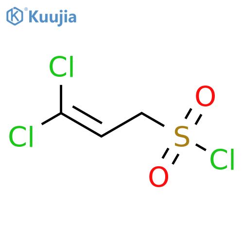 3,3-dichloroprop-2-ene-1-sulfonyl chloride structure