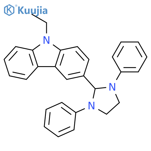 3-(1,3-diphenylimidazolidin-2-yl)-9-ethyl-9H-carbazole structure