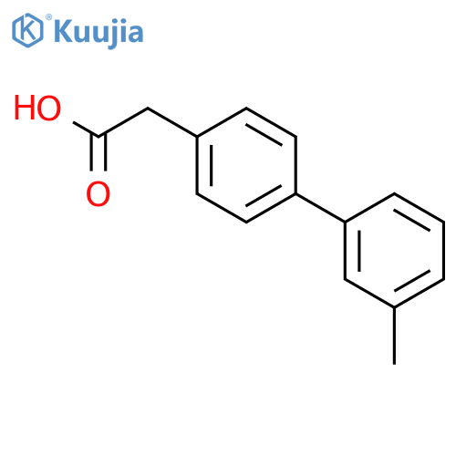 2-(3'-Methyl-[1,1'-biphenyl]-4-yl)acetic acid structure