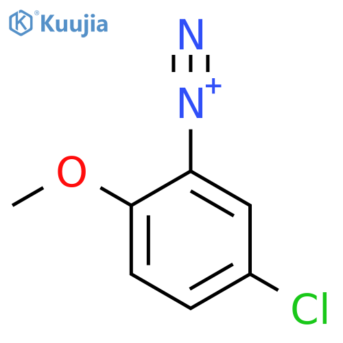 Benzenediazonium,5-chloro-2-methoxy- structure