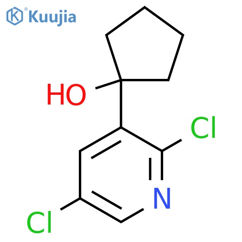 1-(2,5-Dichloropyridin-3-yl)cyclopentanol structure