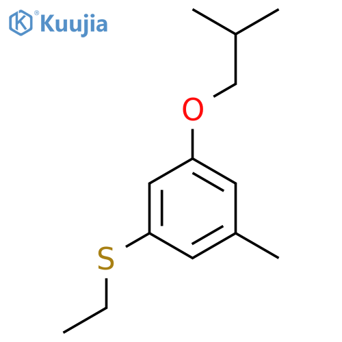 Ethyl(3-isobutoxy-5-methylphenyl)sulfane structure