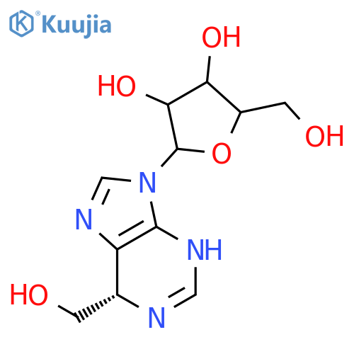 1H-Purine-6-methanol,6,9-dihydro-9-b-D-ribofuranosyl-,(R)- (9CI) structure