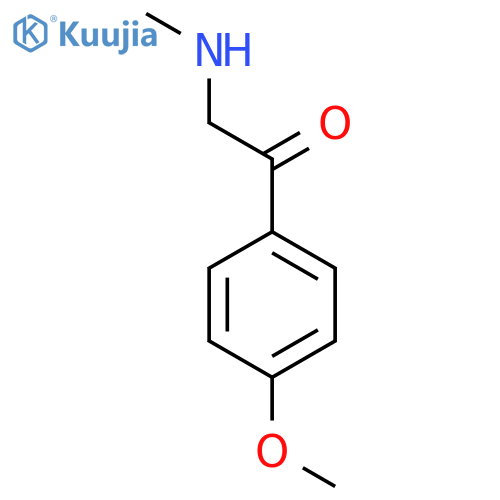 1-(4-methoxyphenyl)-2-(methylamino)ethanone hydrochloride structure