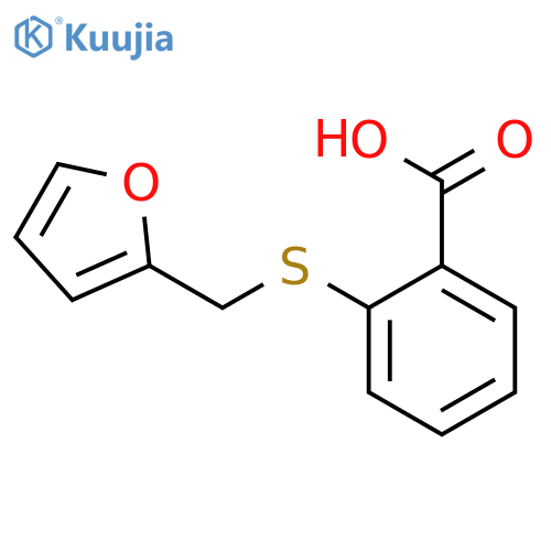 2-{(Furan-2-yl)methylsulfanyl}benzoic Acid structure