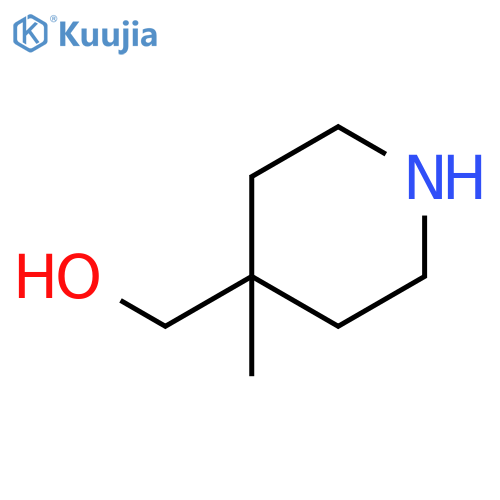 (4-Methylpiperidin-4-yl)methanol structure