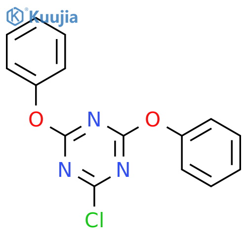 1,3,5-Triazine,2-chloro-4,6-diphenoxy- structure