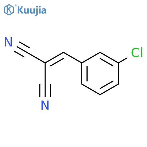2-[(3-chlorophenyl)methylidene]propanedinitrile structure