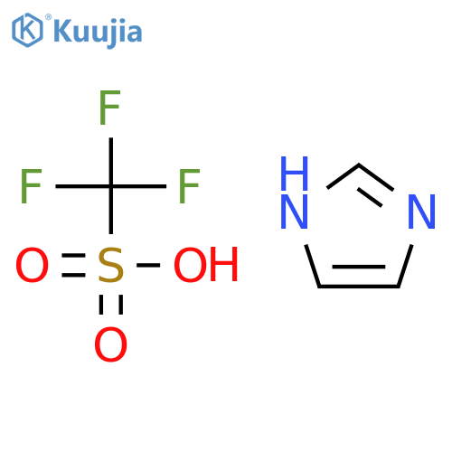 Imidazole trifluoromethanesulfonate structure