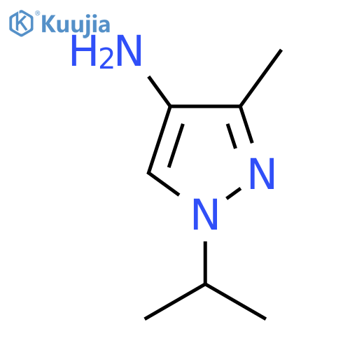 1-Isopropyl-3-methyl-1H-pyrazol-4-amine Hydrochloride structure