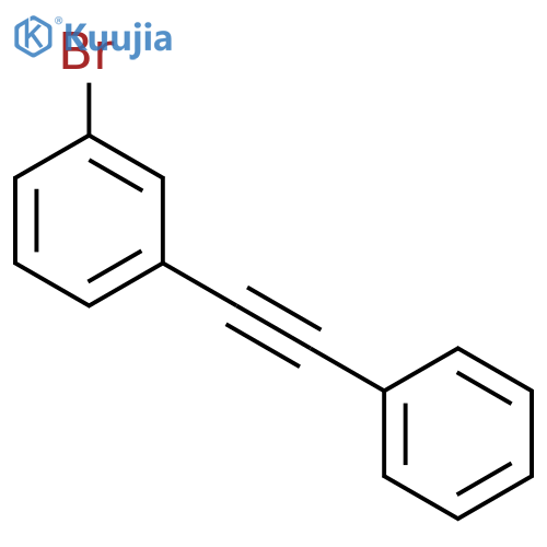 Benzene, 1-bromo-3-(phenylethynyl)- structure