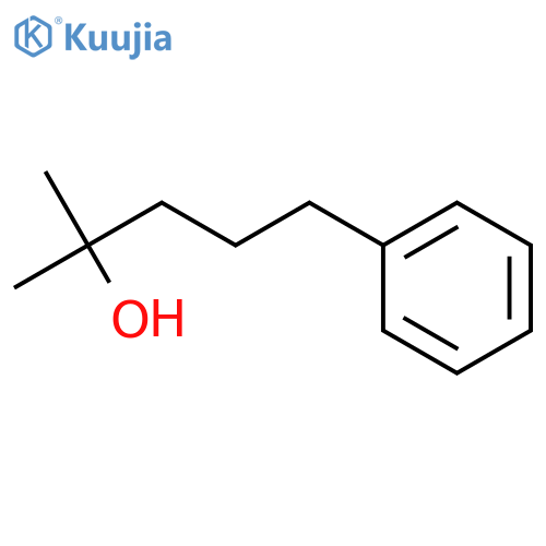 2-methyl-5-phenylpentan-2-ol structure
