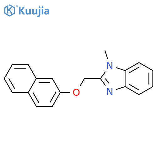 1-methyl-2-(naphthalen-2-yloxy)methyl-1H-1,3-benzodiazole structure