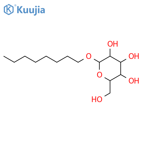 n-Octyl β-D-glucopyranoside structure