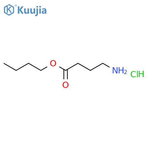 Butanoic acid, 4-amino-, butyl ester, hydrochloride structure