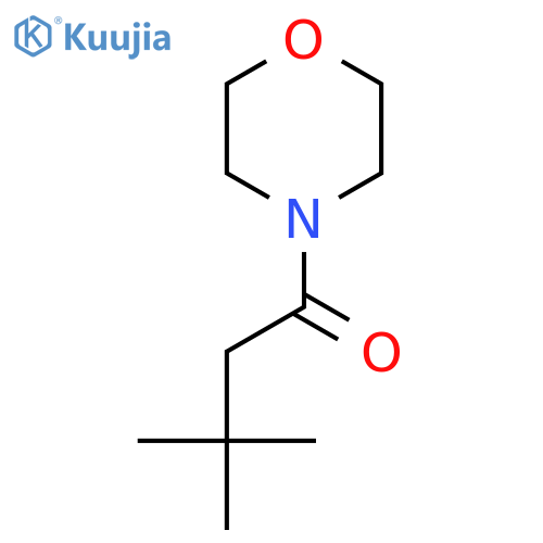 3,3-dimethyl-1-(morpholin-4-yl)butan-1-one structure