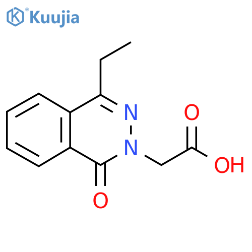 (4-Ethyl-1-oxo-1H-phthalazin-2-yl)-acetic acid structure