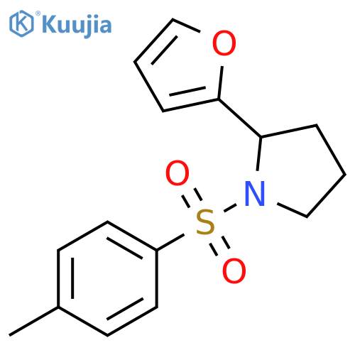 2-Furan-2-yl-1-(toluene-4-sulfonyl)-pyrrolidine structure